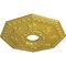Ekena Millwork Nottingham Ceiling Medallion (Fits Canopies up to 4 5/8"), 18"OD x 3 1/2"ID x 1 1/2"P, Rich Gold CM18NTRGS - alternate 3